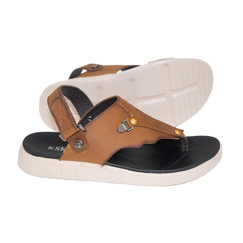 China PBC Sole Genuine Super Soft Leather Sandal for men