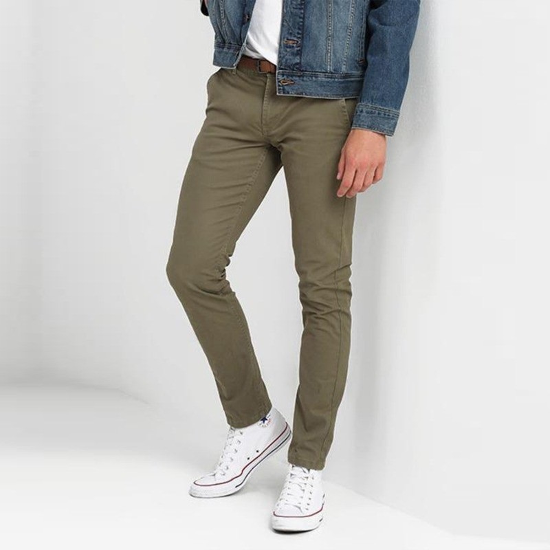 Mens Gabadine Pant Black Stich Comfortable Fabric