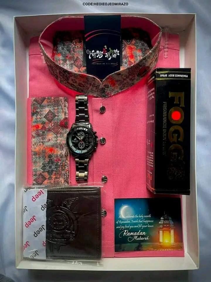 Mens Panjabi Combo Gift For Beloved Person